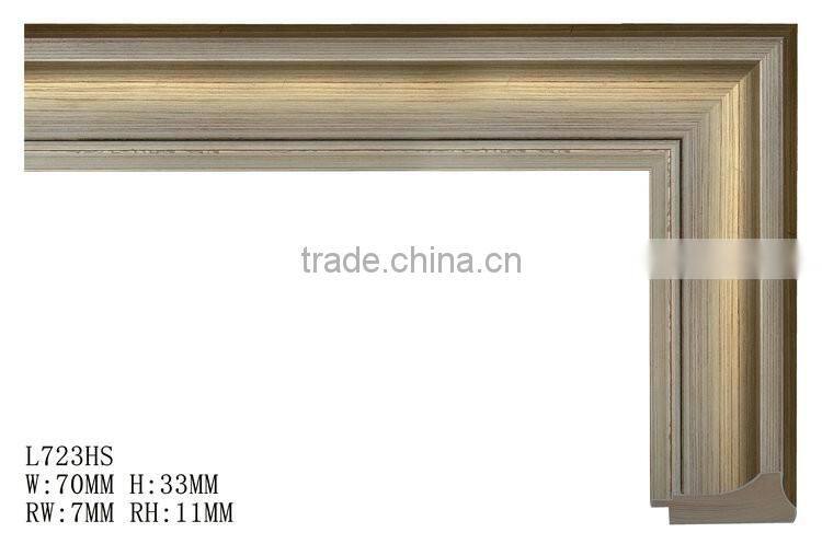 Wholesale W65MM * H43MM 24k gold frame ps frame moulding