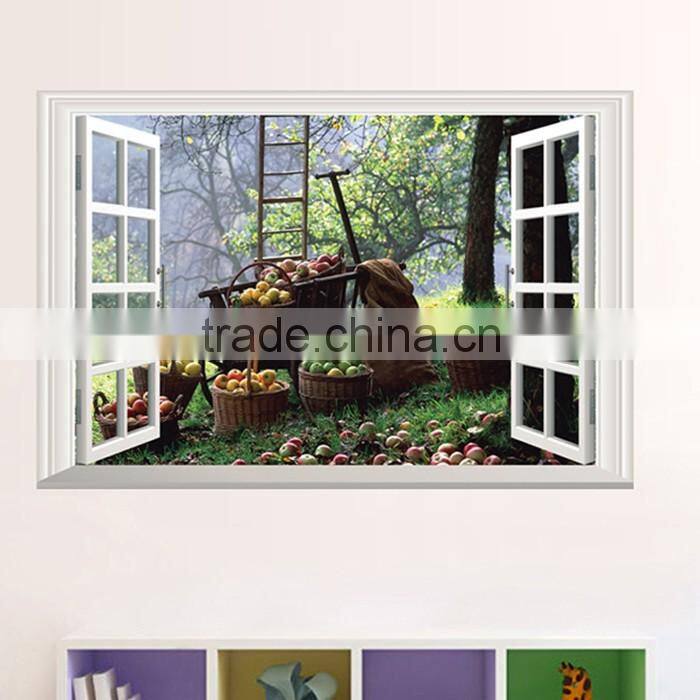 Room Decor Wall Decoration 3D Fruit Tree Applied Artwork Stickers Baby