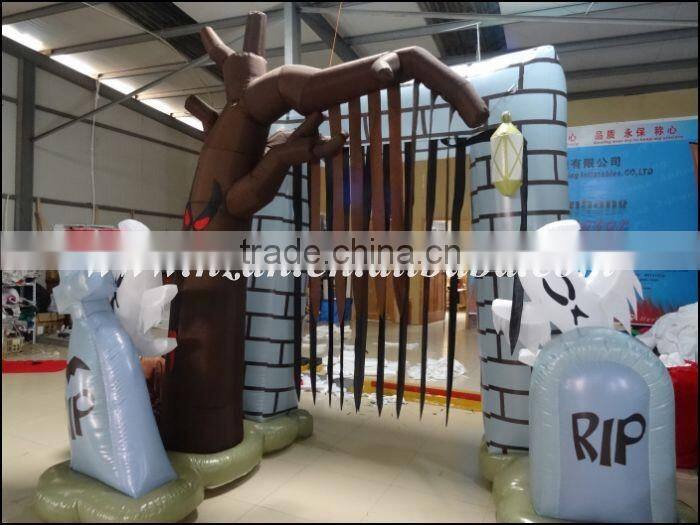 Outdoor Halloween Decorative Arches/ Inflatable Graveyard Archway
