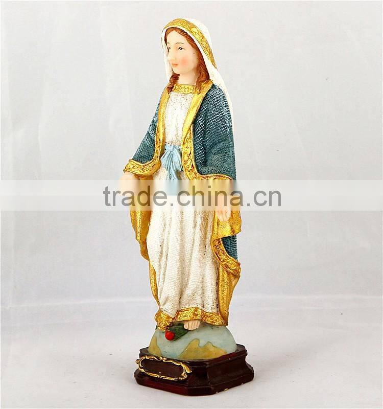 colourful antique the virgin mary decoration