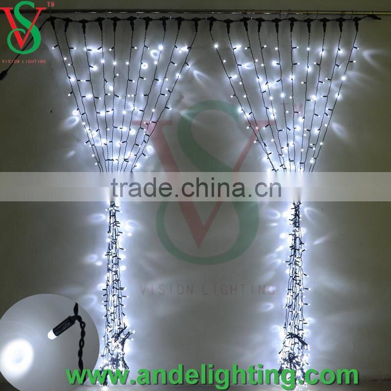Christmas IP65 waterproof led snowfall curtain lights