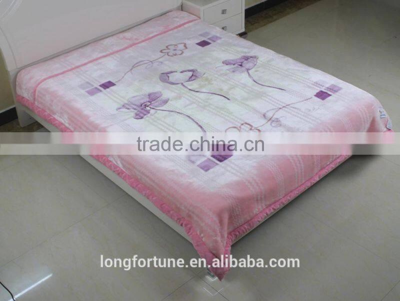 best selling stock polyester mink blanket