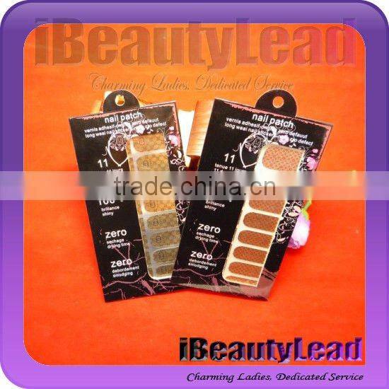 Self-adhesive nail patch with 250 different designs