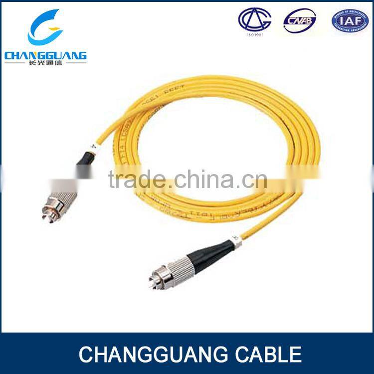 High quality armored single mode fiber optical cat 6 30cm patch cord cable