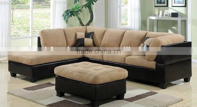 corner sofa with the ottoman