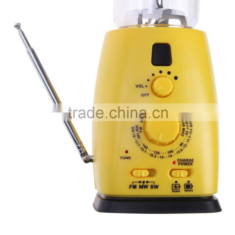 camping led solar hurricane lantern with phone charger