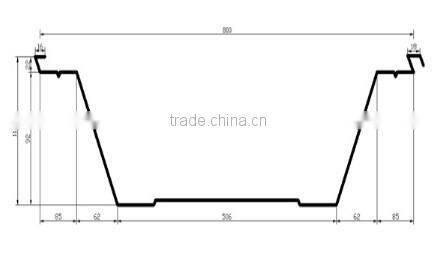 1000-800 arch sheet roll forming machine