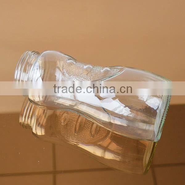 Storage glass bottle glass jar made in China