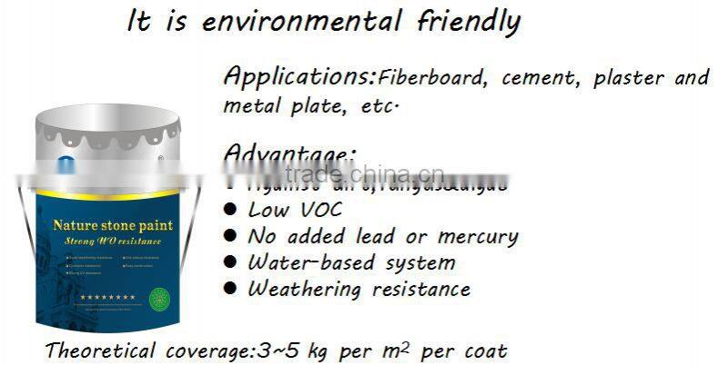 Eco-friendly wall paint,Anti fouling finish paint,Nature stone paint for exterior wall