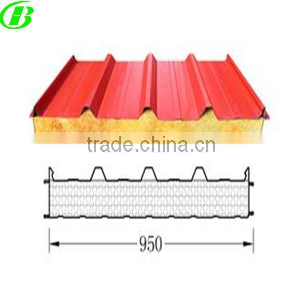 Rock wool sandwich panel