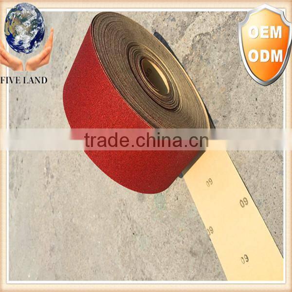 Aluminum oxide abrasive sanding polishing rolling paper
