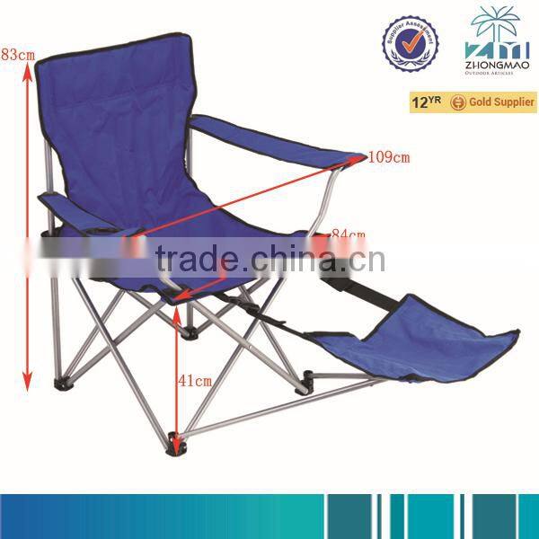 Camping chair with foot rest