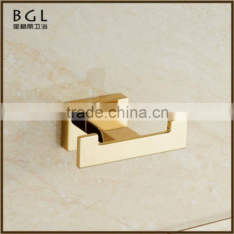 zinc alloy golden bathroom accessories set