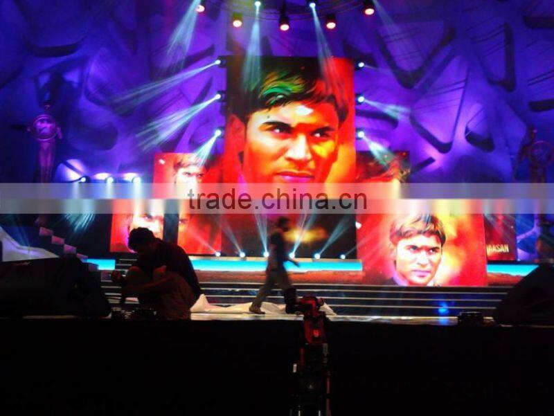 LED screen p6 super slim aluminum cabinet rental LED display