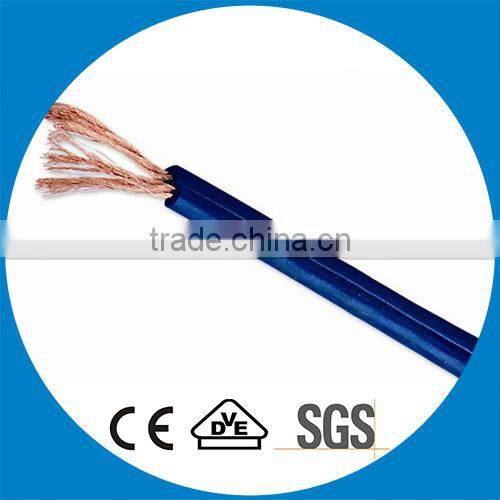 Hot selling Frosted speaker cable Tinned CCA round+flat White Speaker Cable with great price