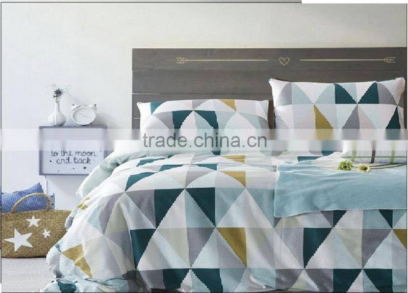 100 Polyester Brushed Microfiber Pigment Printed Bedding Set,Microfiber Duvet Cover Set