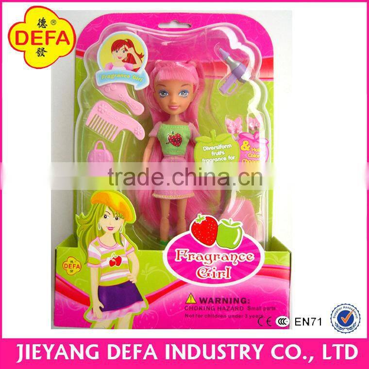 Defa Lucy Pretty 7 Inch Plastic Small Kids Small Vinyl Doll