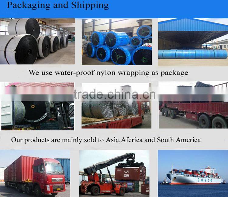 NN EP CC Fabric cored Chevron Rubber Conveyor Belt for general building materials