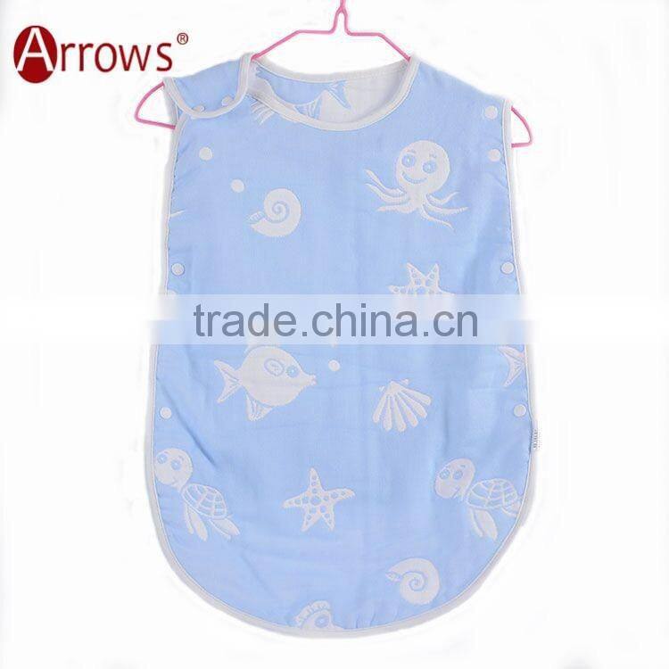 Six-layers of gauze sleeping bag anti kick quilt bag for infants and todders