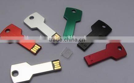 oem business promotion gift metal key spot welding surface usb flash drive