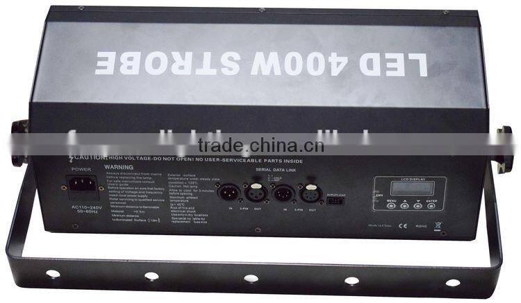 FORYOU 400W Pro Stage Disco DJ Nightclub Show DMX512 Dimmer 3-pin & 5-pin 4pcs 100W Cool White LED Strobe Light