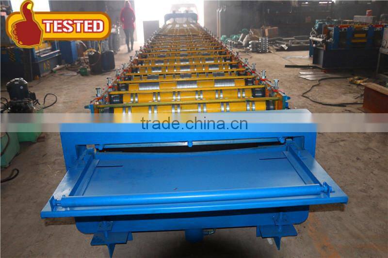 Dixin Decking floor production roll forming line /high quality deck floor machine