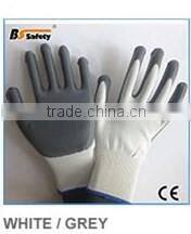 BSSAFETY 13G black nitrile hand gloves for construction work