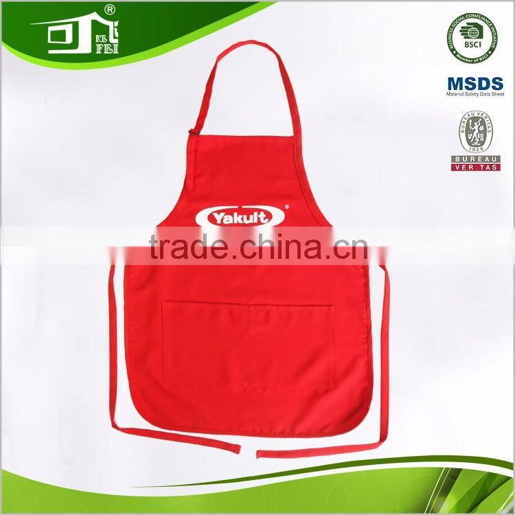 Trade Assurance Polyester and Cotton Promotional Aprons with Pockets
