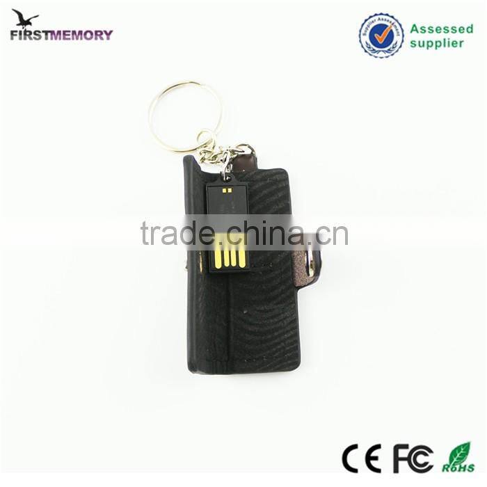 Real leather sophisticated technology men's purse USB stick 2gb 8gb