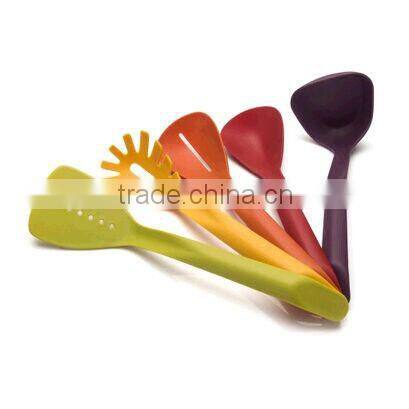 5PCS colorful mini nylon kitchen ware set plastic cookware sets NL45