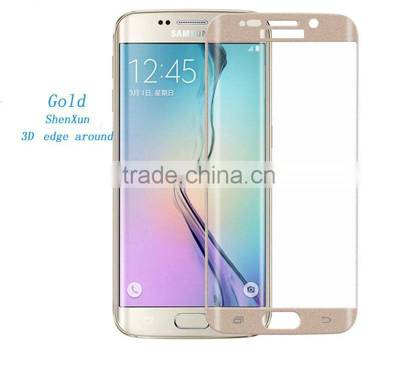 3d tempered glass screen protector for S6 edge