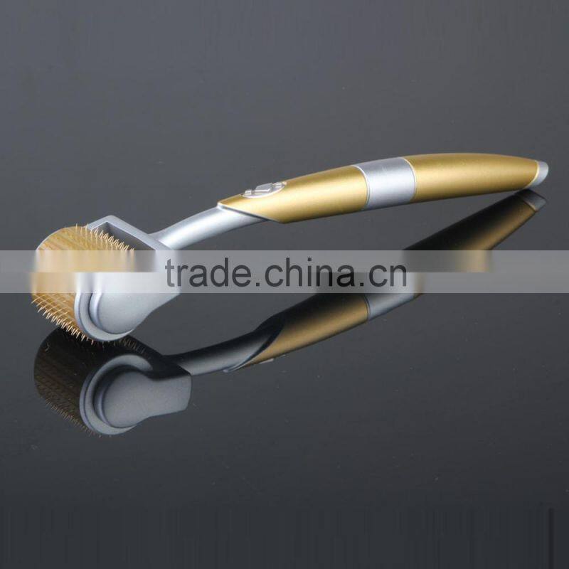 192 needle titanium golden derma roller mezo roller mezoroller skin lifting face care meso roller
