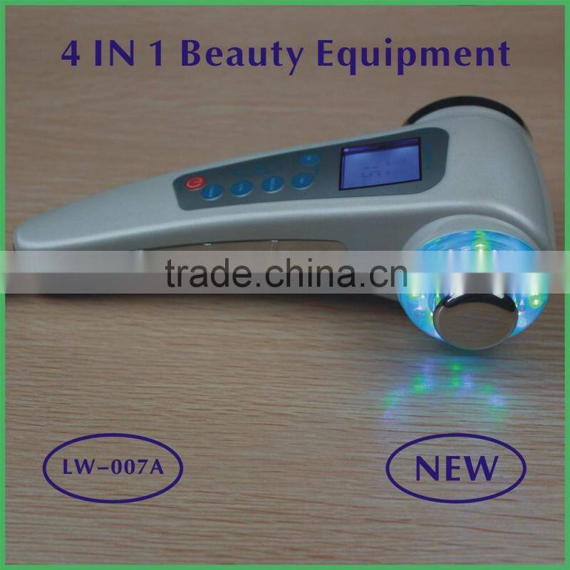 4 in 1 multifunction ion photon machine 3Mhz ultrasonic machine