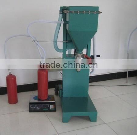 China best selling powder filling machine for fire extinguisher/fire extinguisher nitrogen