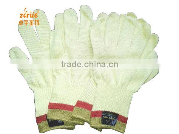 sheepskin palm and cottom sleeve beekeeping glove