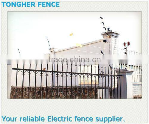 High quality double galvanization iron steel metal pole for electric fence system