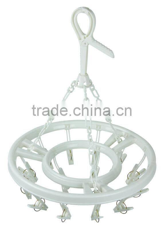 New PP 24Pcs Hanging Clothes Clips