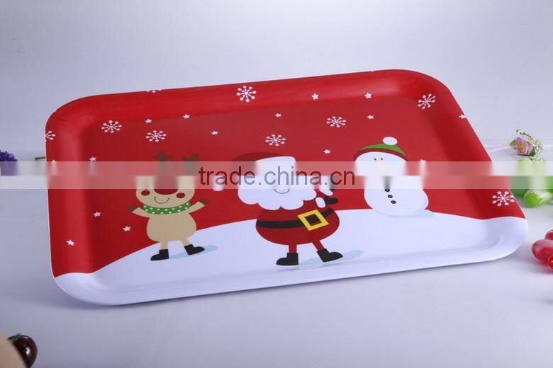 hot sell custom full printed 100% melamine tray