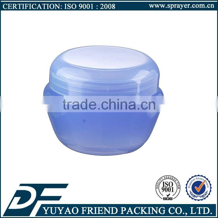 Reusable plastic PP 30g cosmetic cream empty jar