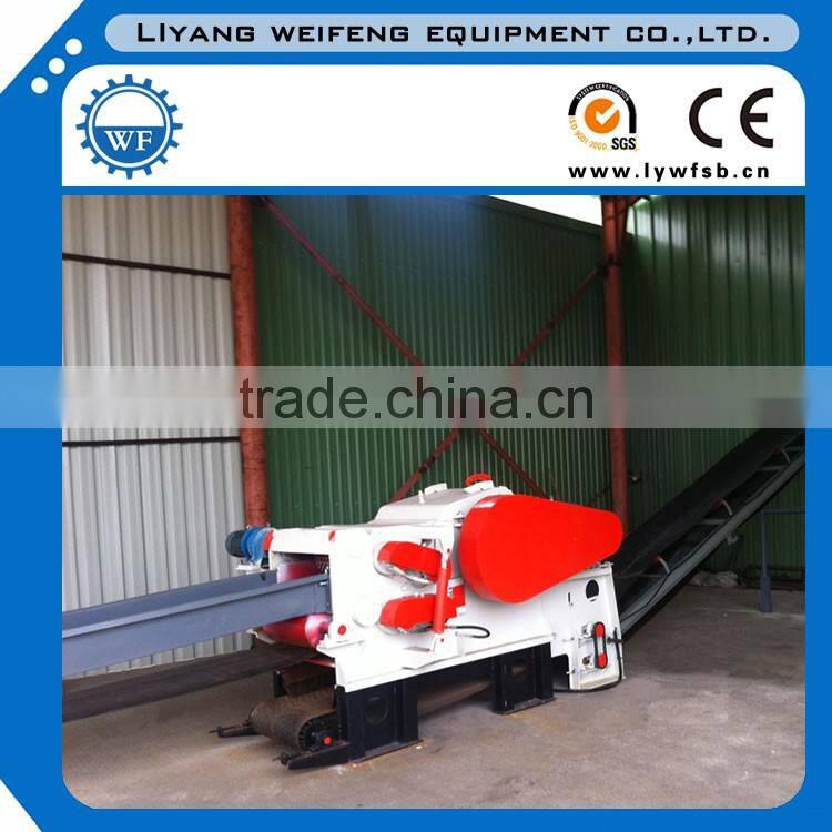 Drum wood chipper used in fiber board factory