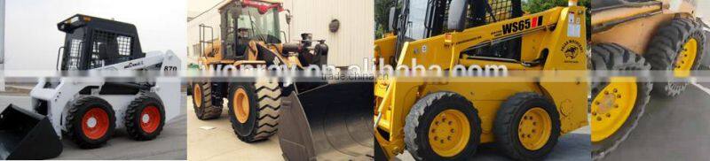 hot sale solid tires 385/65-d22.5 445/65-d22.5 10x16.5 12x16.5 for bobcat skid steer