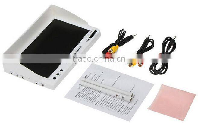 RX-LCD5802 White Color Radio Control Toys 40CH Diversity Receiver 5.8GHz 7'' FPV Monitor