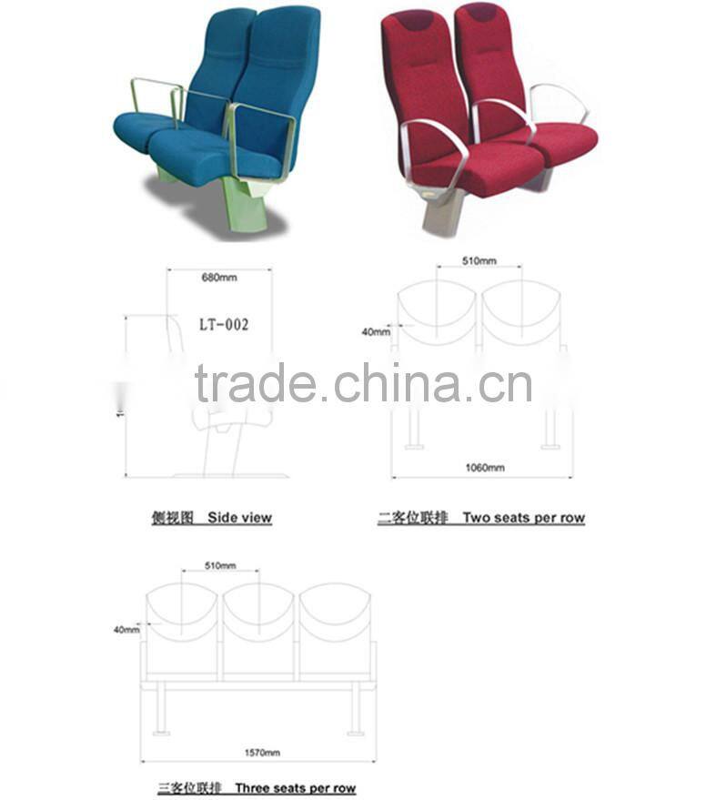 three seats per low marine passenger chair