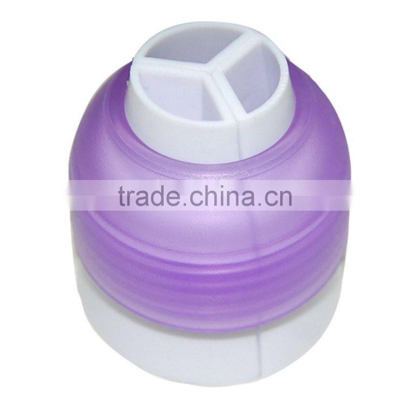Tri-color Cream Coupler Cake Decorating Tools