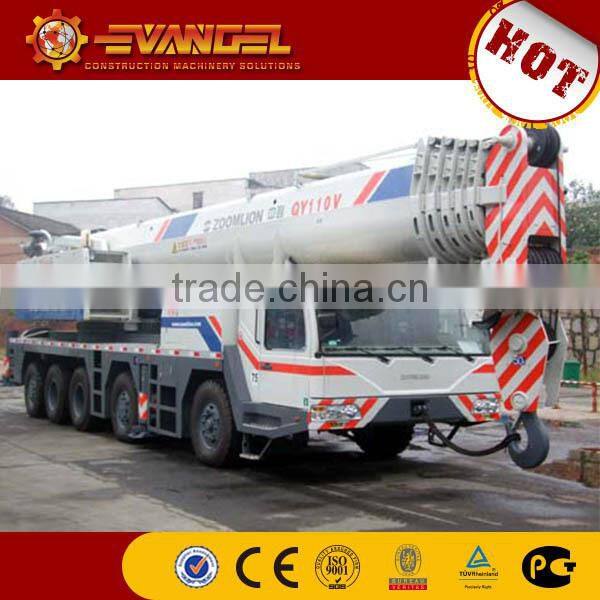 conventional truck crane zoomlion 110 ton truck crane QY110V truck loader cranes