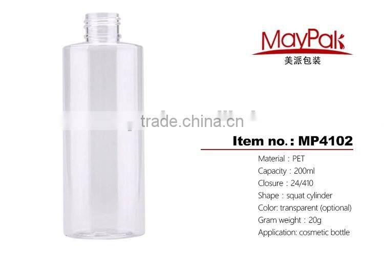 Squat Cylinder PET bottle 200ml