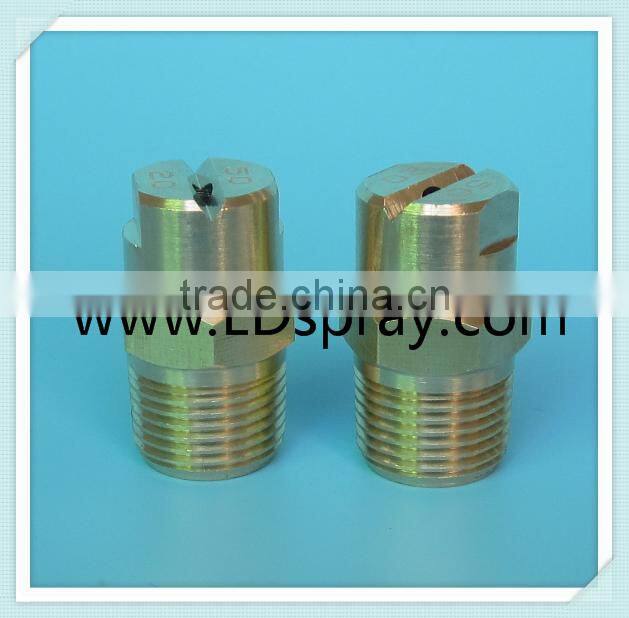 Common metal brass flat fan spray jet water nozzles