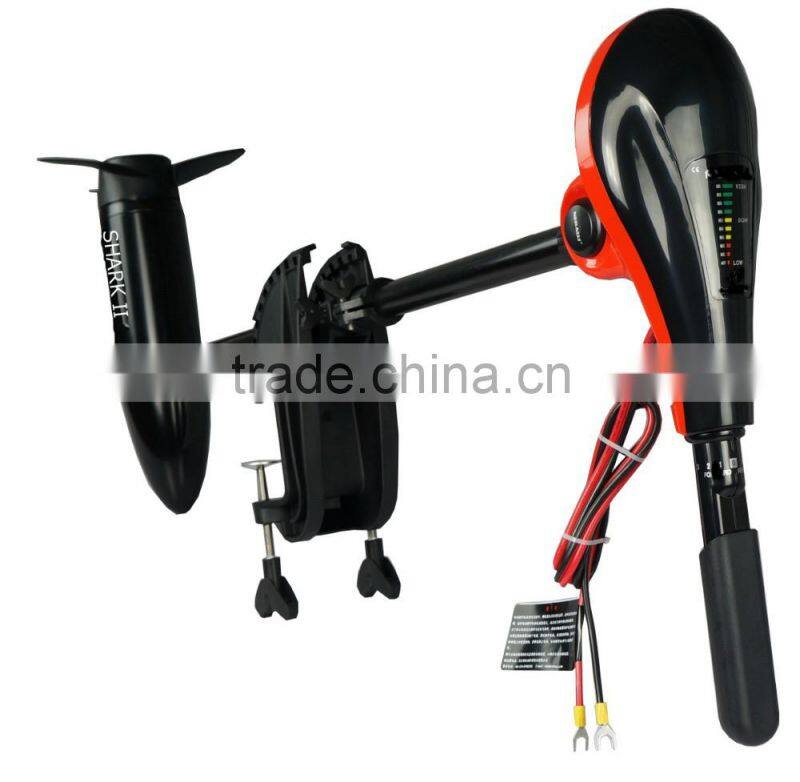 Shark 32lbs 32 Pound Thrust 8 Speed Electric Trolling Motor Electric Outboard Motor for Sale