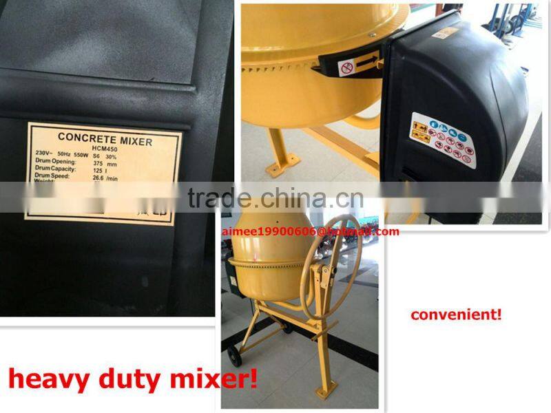 garden electric mini cement mixer