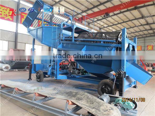High capacity trommel scrubber machine, gold refining equipment, gold wash plant With Patent